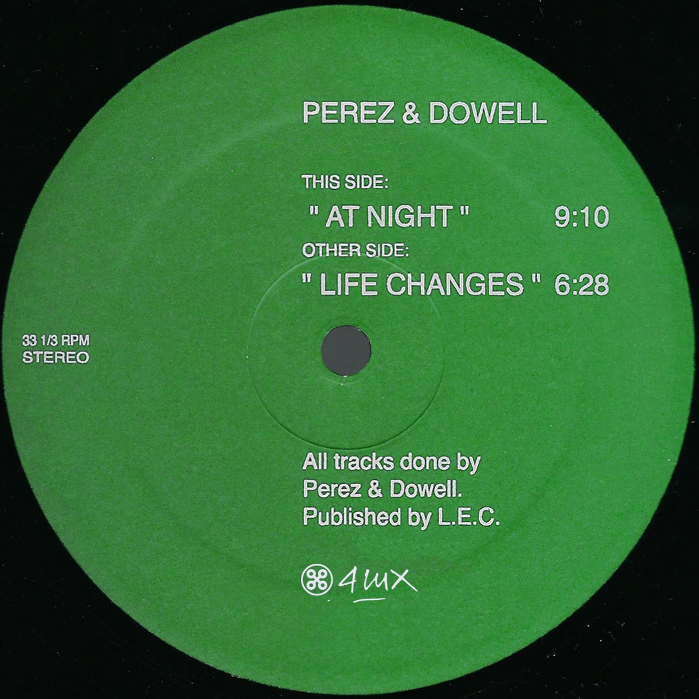 Perez & Dowell – Life Changes at Night [4luxb2021-05]